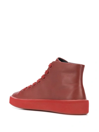 Shop Camper Courb High-top Sneakers In Brown