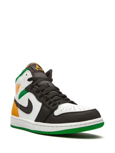 Jordan Air  1 Mid Se "oakland" Sneakers In White