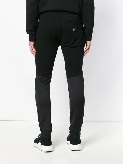 Shop Philipp Plein Studded Track Pants In Black