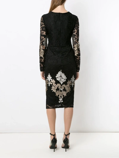 Shop Olympiah Lace Lua Midi Dress In Black