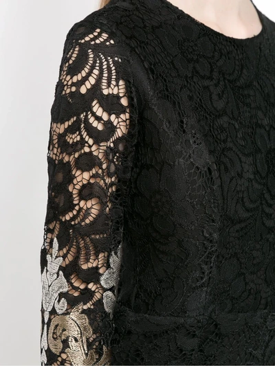 Olympiah Lace Lua Midi Dress In Black