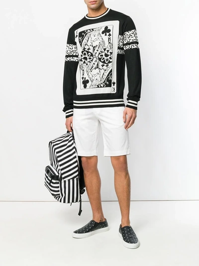 Shop Dolce & Gabbana Bermuda Shorts In White