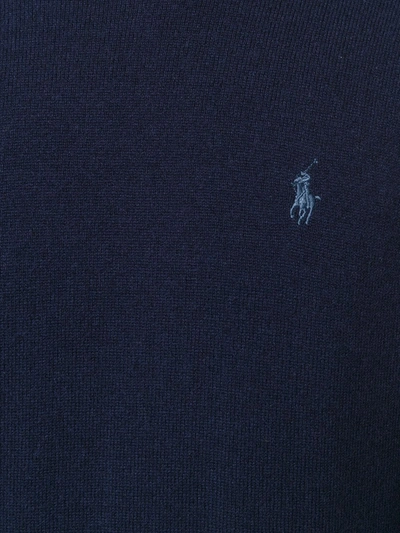 Shop Polo Ralph Lauren Hunter Sweater In Blue