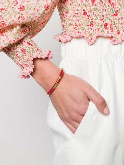 Aurelie Bidermann Positano Bangle In Red