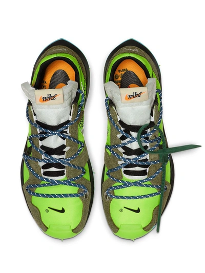 NIKE X OFF-WHITE ZOOM TERRA KIGER 5运动鞋 - 绿色