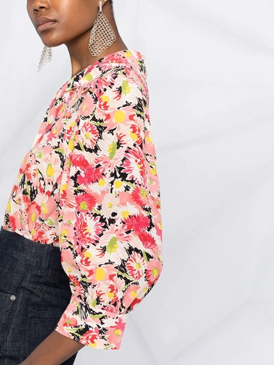 Shop Stella Mccartney Floral-print Shirt In Pink