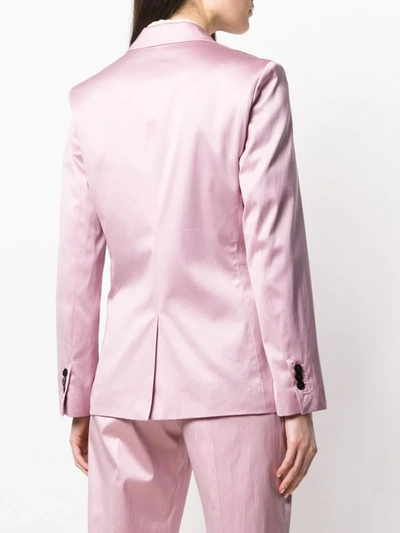 Shop Theory Fitted Blazer In Pink