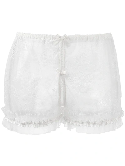 Shop Folies By Renaud Ouvert French Lace Knickers In White