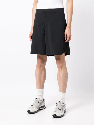 Shop A-cold-wall* Noos Wide-leg Bermuda Shorts In Black