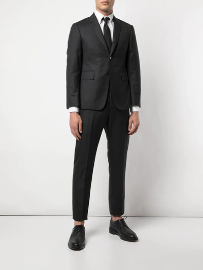 Shop Thom Browne Super 120s Wool Twill Suit In Black