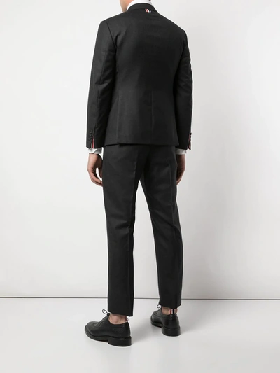 Thom Browne Super 120s Twill Two-piece Suit In Black