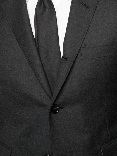 Thom Browne Super 120s Twill Two-piece Suit In Black