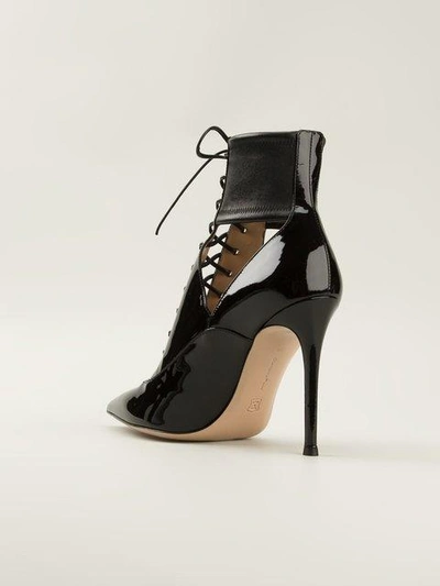 Shop Gianvito Rossi 'kate' Lace Up Boots