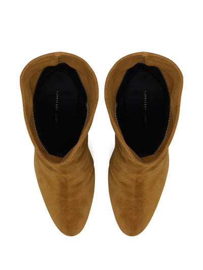 Shop Giuseppe Zanotti Viviana High-top Boots In Brown