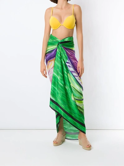 Amir Slama Balconette Bikini Set In Yellow