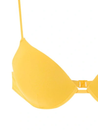 Shop Amir Slama Balconette Bikini Set In Yellow