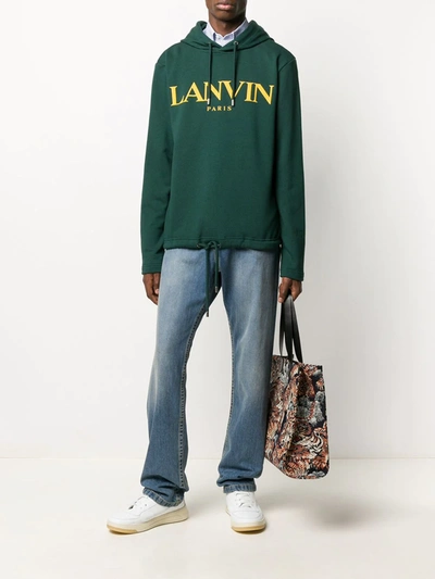 Shop Lanvin Straight-leg Jeans In Blue