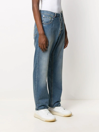 Shop Lanvin Straight-leg Jeans In Blue