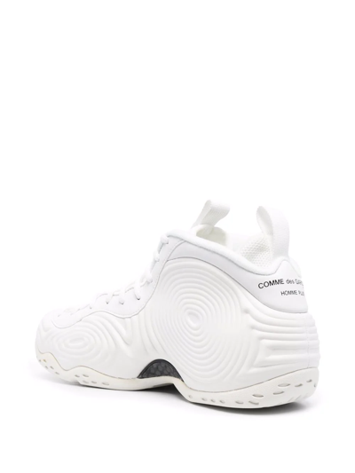 Shop Comme Des Garçons Homme Deux Foam Posite Sneakers In White