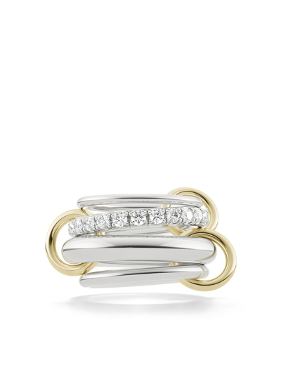 Shop Spinelli Kilcollin Luna Diamond Ring In White