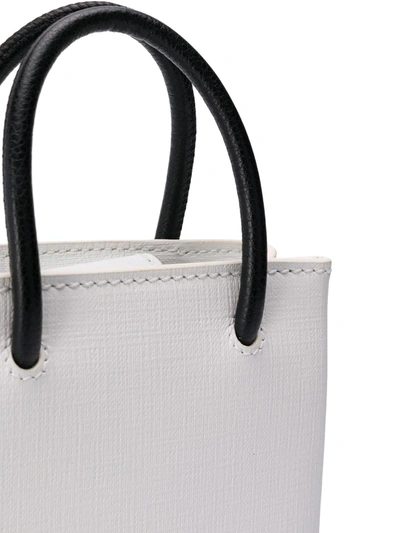 Balenciaga Logo-print Tote Bag In White