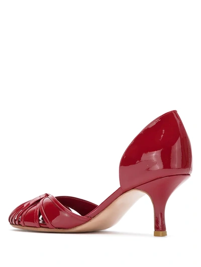 Sarah Chofakian Sarah Pumps In Red