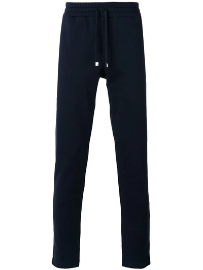 Shop Dolce & Gabbana Drawstring Track Pants In Blue