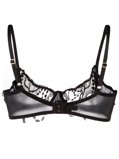 Shop Belle Et Bon Bon 'bisoux' Bra In Black