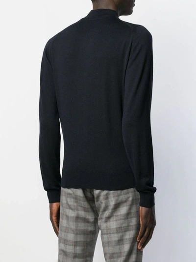 John Smedley Maclean Cardigan In Blue