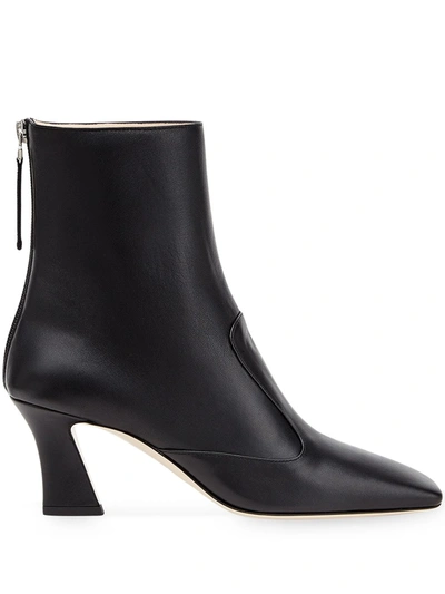 Shop Fendi Ffreedom Square Toe Ankle Boots In Black