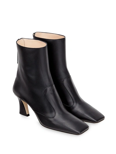Shop Fendi Ffreedom Square Toe Ankle Boots In Black