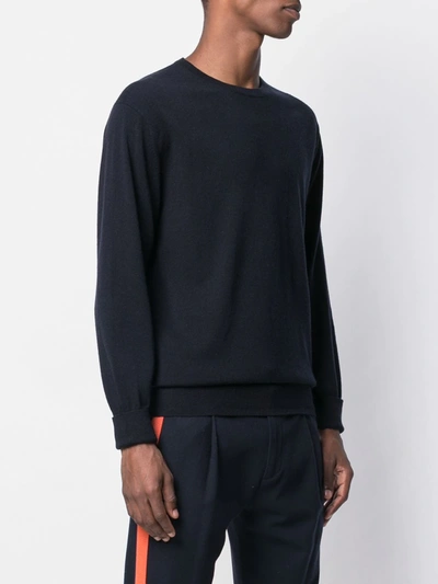 Shop N•peal The Oxford Cashmere Jumper In Blue