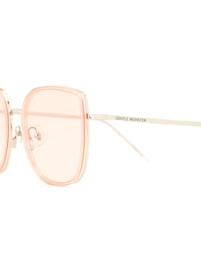 Shop Gentle Monster Bi Bi Pc3 Oversized-frame Sunglasses In Pink