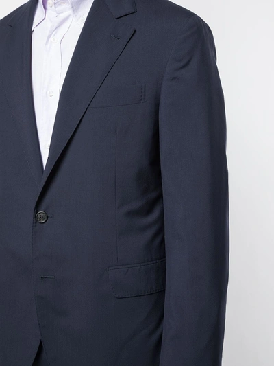 Shop Brunello Cucinelli Two Piece Formal Suit In Blue