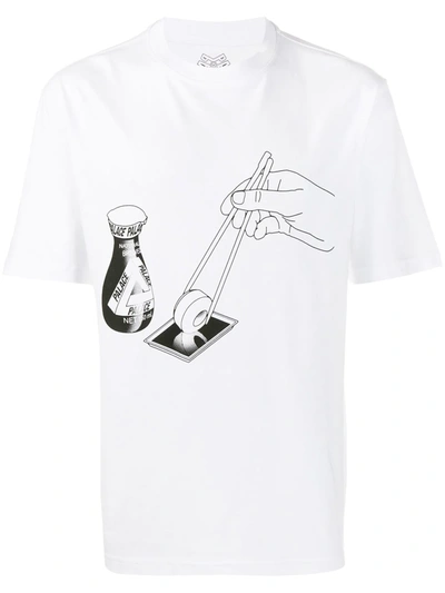 Shop Palace Chopsticks Graphic-print T-shirt In White