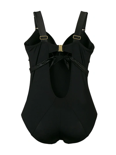 Shop Marlies Dekkers Cache Coeur Plunge Balcony Bathing Suit In Black