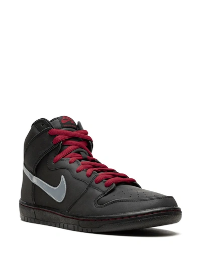 Shop Nike Dunk High Premium Sb Sneakers In Black