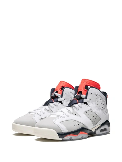 Shop Jordan Air  6 Retro Sneakers In White