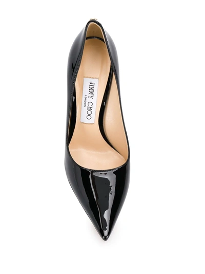 Shop Jimmy Choo Love 100mm Pumps In Black