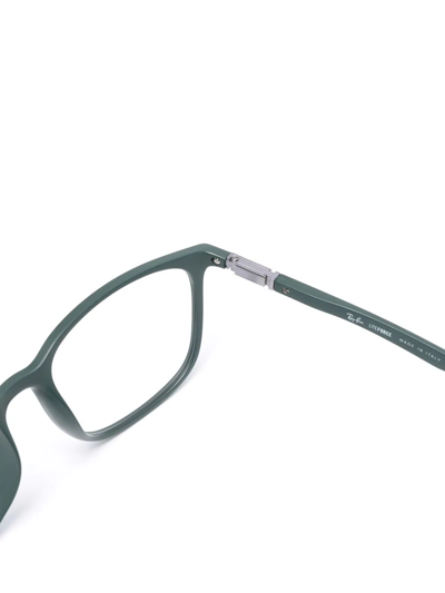 Ray Ban Rb7199 Square-frame Glasses In Grün
