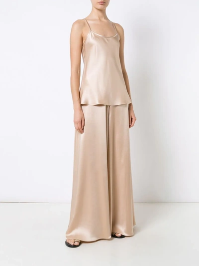 Voz Liquid Camisole In Neutrals