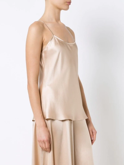 Shop Voz Liquid Camisole In Neutrals