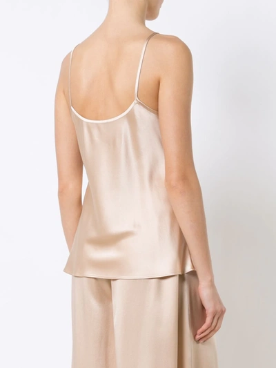 Shop Voz Liquid Camisole In Neutrals