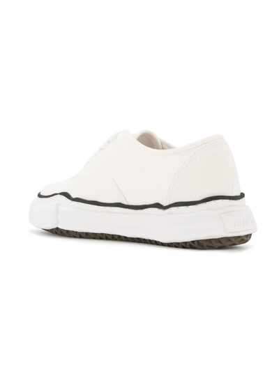 Shop Miharayasuhiro Baker Low-top Sneakers In White