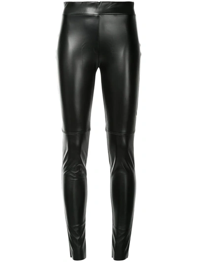 Shop Wolford High Waisted Leggings In Black