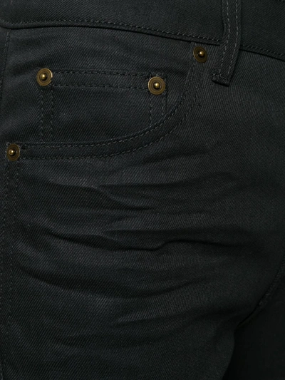 Saint Laurent High-rise Skinny Jeans In Black