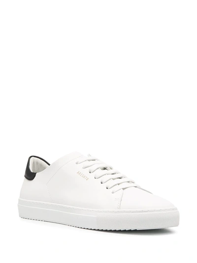 Shop Axel Arigato Leather Low-top Sneakers In White