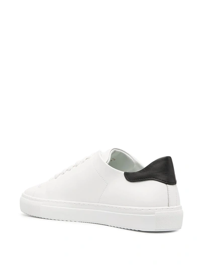Shop Axel Arigato Leather Low-top Sneakers In White