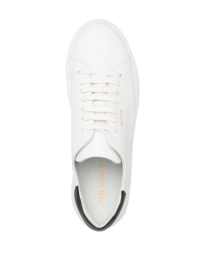 Shop Axel Arigato Leather Low-top Sneakers In White