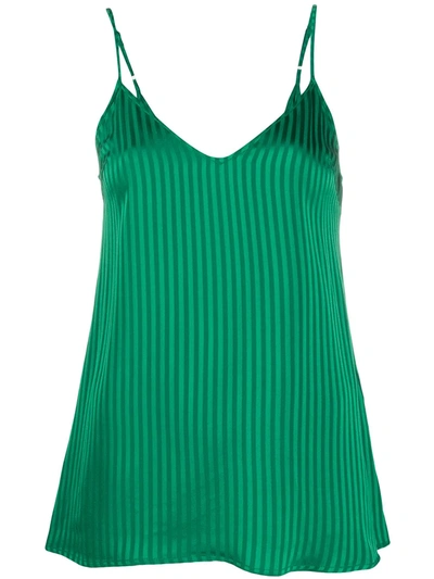 Shop Federica Tosi Low Back Top In Green